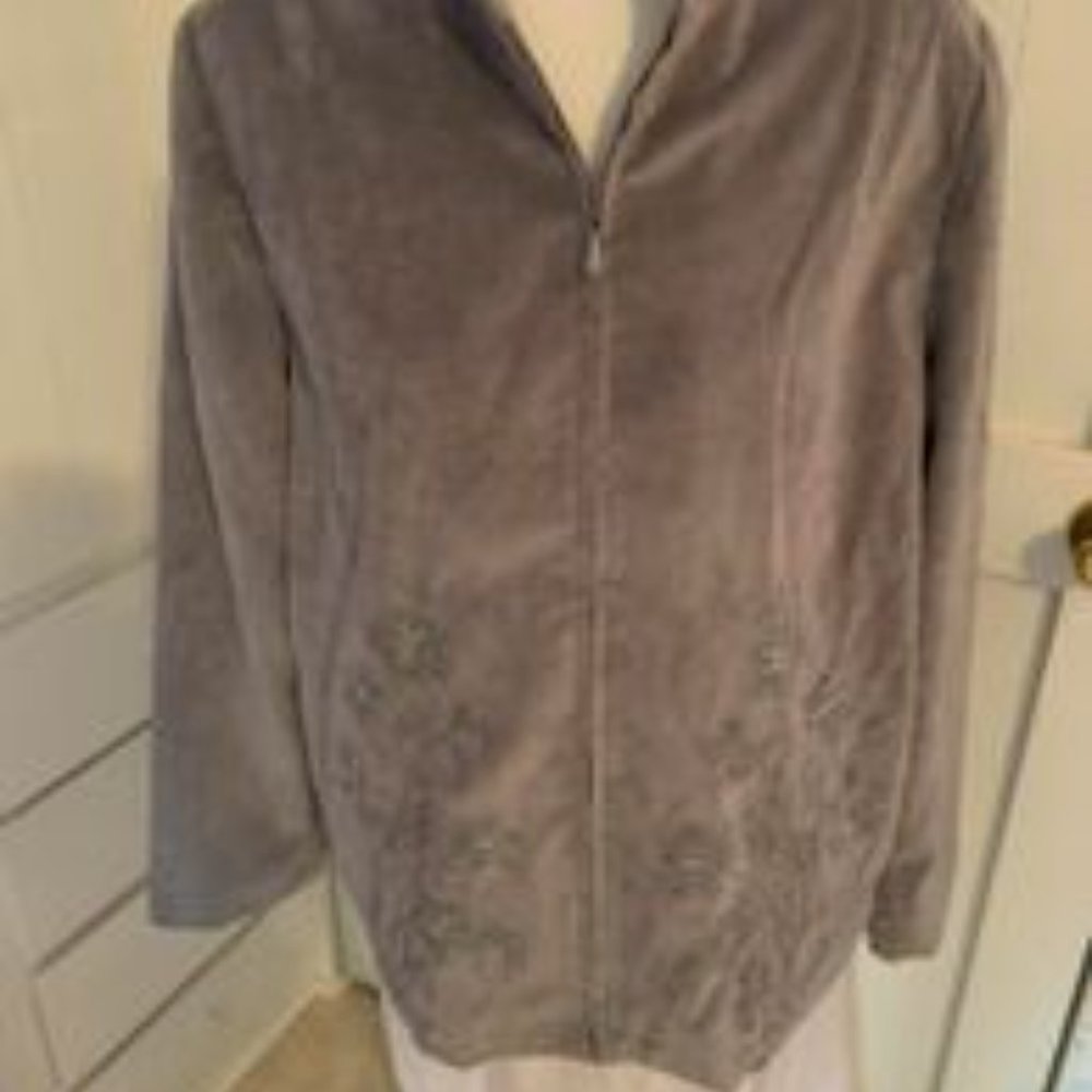Alfred Dunner Ladies Jacket Gray